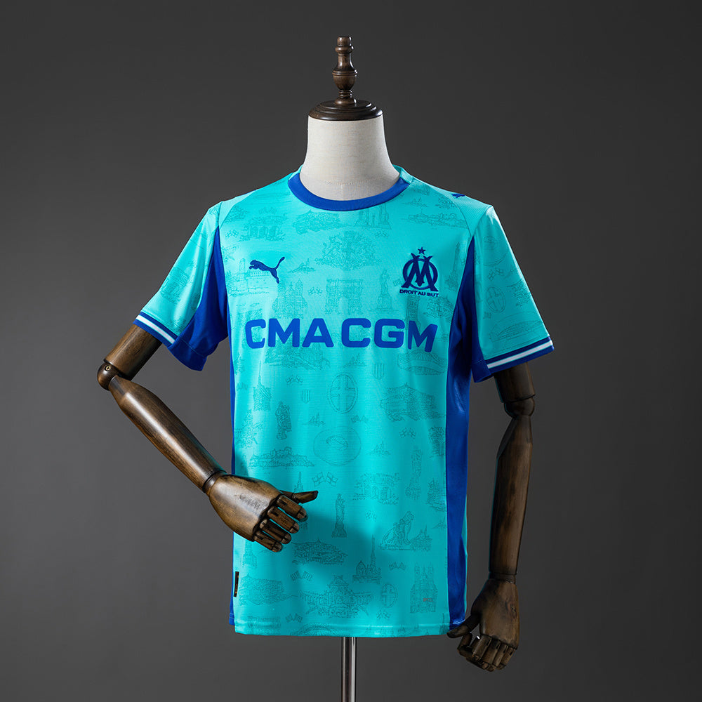 Camiseta 4º Azul Olympique de Marsella